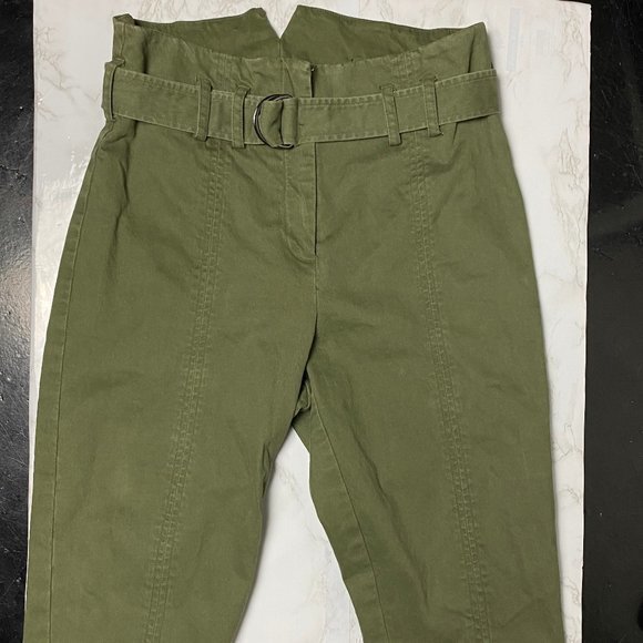 NWT Scripted Rio Green Side Lace Up Buckle Pants - Picture 3 of 11